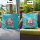 "I’m In A Relationship With My Bed" indoor/outdoor pillow, custom throw cushion for comfort, anxiety relief, and self-care.