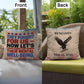 They Fought for Us personalized outdoor pillow honoring military veterans, PTSD warriors, and Memorial Day remembrance