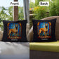 Belgian Malinois (Fawn) Indoor/Outdoor Pillow - Personalized Stained Glass Dog Tribute & Comfort Gift