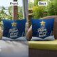 Let Peace Be Your Tradition Throw Pillow - Tranquil Christmas pillow for comfort and calm