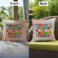Mood Swings & Magic Things: Indoor/Outdoor Pillow - Groovy Affirmation for Emotional Wellness & Positive Vibes