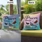 Pisces Butterfly Indoor/Outdoor Pillow – Zodiac Astrology Decor, Boho Accent for Home & Patio
