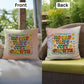 No Bad Trips - Just Growth: Indoor/Outdoor Pillow - Groovy Affirmation for Emotional Wellness & Positive Vibes