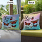 Leo Butterfly Indoor/Outdoor Pillow – Zodiac Astrology Decor, Boho Accent for Home & Patio