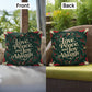 Love, Peace, and Joy Always Throw Pillow - Calm Christmas décor for mindfulness and comfort