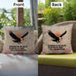 In Memory Of The Fallen Indoor/Outdoor Pillow: Resilient Comfort - Mental Health & Memorial Tribute