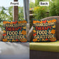 Thanksgiving Therapy: Food & Gratitude throw pillow with mindfulness quote and cozy fall décor