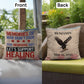 Memories of War Don’t Fade custom pillow with veteran tribute theme, PTSD awareness, and military remembrance design