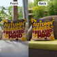 Autumn Leaves, Relaxed Mind pillow featuring uplifting Thanksgiving quote and cozy fall seasonal décor