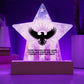 Some Heroes Never Came Home: Printed Star 7" Acrylic Plaque: Honoring Heroes & Promoting Mental Health Awareness