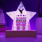 We Remember Their Sacrifice Star Plaque, Custom Memorial Day, PTSD Support - MySisterIsASurvivor