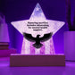 Honoring Sacrifice: Printed Star 7" Acrylic Plaque: Honoring Heroes & Promoting Mental Health Awareness