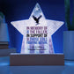 In Memory of the Fallen Star Plaque, Custom PTSD Support & Military Tribute - MySisterIsASurvivor