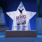 Some Heroes Never Came Home Star Plaque, Custom Fallen Hero Tribute & PTSD Support - MySisterIsASurvivor