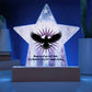 Memories Of War Don't Fade: Printed Star 7" Acrylic Plaque: Honoring Heroes & Promoting Mental Health Awareness