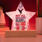 Not All Wounds Are Visible Star Plaque, PTSD Support & Military Tribute - MySisterIsASurvivor