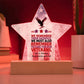 We Remember Their Sacrifice Star Plaque, Custom Memorial Day, PTSD Support - MySisterIsASurvivor