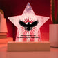 Memories Of War Don't Fade: Printed Star 7" Acrylic Plaque: Honoring Heroes & Promoting Mental Health Awareness