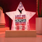 Lest We Forget Star Plaque, Memorial Day, Military Tribute, PTSD Awareness - MySisterIsASurvivor