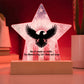 Not All Wounds Are Visible printed star 7 inch acrylic plaque recognizing hidden struggles of veterans