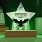 Honoring Sacrifice: Printed Star 7" Acrylic Plaque: Honoring Heroes & Promoting Mental Health Awareness