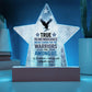 True Remembrance Star Plaque, Memorial Day Military Tribute & PTSD Support - MySisterIsASurvivor