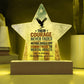 Their Courage Never Fades Star Plaque, Memorial Day Tribute, PTSD Support - MySisterIsASurvivor