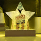 Some Heroes Never Came Home Star Plaque, Custom Fallen Hero Tribute & PTSD Support - MySisterIsASurvivor