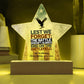 Lest We Forget Star Plaque, Memorial Day, Military Tribute, PTSD Awareness - MySisterIsASurvivor