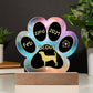 Jack Russel - Personalized Dog Gotcha Day 7" Acrylic Paw Print Plaque