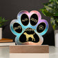 Harrier - Personalized Dog Gotcha Day 7" Acrylic Paw Print Plaque