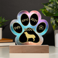 Husky - Personalized Dog Gotcha Day 7" Acrylic Paw Print Plaque
