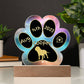 Mastiff - Personalized Dog Gotcha Day 7" Acrylic Paw Print Plaque