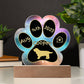 Sussex Spaniel - Personalized Dog Gotcha Day 7" Acrylic Paw Print Plaque