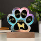 Alaskan Malamute - Personalized Dog Gotcha Day 7" Acrylic Paw Print Plaque