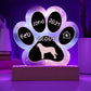 Anatolian Shepherd - Personalized Dog Gotcha Day 7" Acrylic Paw Print Plaque
