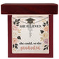 Shop our premium she believed she could so she graduated graduation cap name necklace from MySisterIsASurvivor.