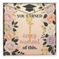 Shop our you earned every moment of this graduation cap name necklace featuring the 18k Yellow Gold Finish style option from MySisterIsASurvivor.
