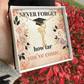 Shop our never forget how far youve come graduation cap name necklace featuring the 18k Yellow Gold Finish style option from MySisterIsASurvivor.