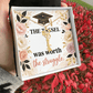 Shop our the tassel was worth the struggle graduation cap name necklace featuring the 18k Yellow Gold Finish style option from MySisterIsASurvivor.