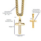 Shop our premium saving others starts saving yourself cross cuban link chain from MySisterIsASurvivor.