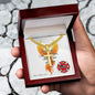 Firefighter cross necklace engraved “When the Smoke Clears Take Care of You,” firefighter wellness gift