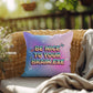 Be Nice to Your Brain.exe Chrome Y2K pillow custom name for anxiety relief - MySisterIsASurvivor