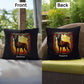 Red Sable Belgian Malinois Pillow, personalized stained glass art for indoor/outdoor spaces