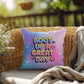 Boot Up a Great Day Y2K motivational pillow custom name self-care gift - MySisterIsASurvivor
