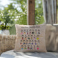 Brain Buzz Vibes from A to Z Personalized Indoor/Outdoor Pillow - Mental Wellness Slang Pillow, Supportive Gift, Therapy Decor - MySisterIsASurvivor