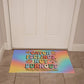 Catch Feelings Not Burnout Personalized Welcome Mat - 21"x34" Retro Mental Health Rug - MySisterIsASurvivor