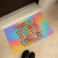 Catch Feelings Not Burnout Personalized Welcome Mat - 21"x34" Retro Mental Health Rug - MySisterIsASurvivor