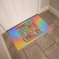 Catch Feelings Not Burnout Personalized Welcome Mat - 21"x34" Retro Mental Health Rug - MySisterIsASurvivor