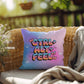 Ctrl+Alt+Feel Y2K affirmation pillow custom name mental health gift - MySisterIsASurvivor